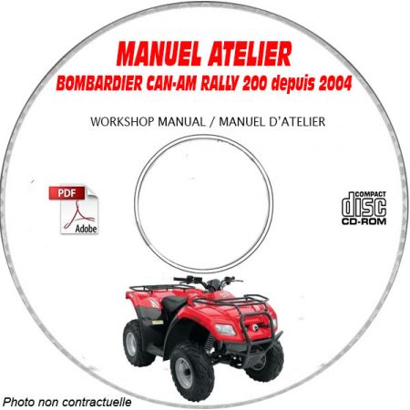 ally 200 2004 Manuel Atelier CDROM BOMBARDIER Anglais