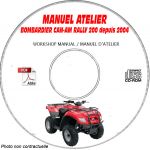 ally 200 2004 Manuel Atelier CDROM BOMBARDIER Anglais