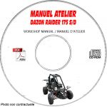 RAIDER 175 S/D -04  Manuel Atelier CDROM DAZON Anglais