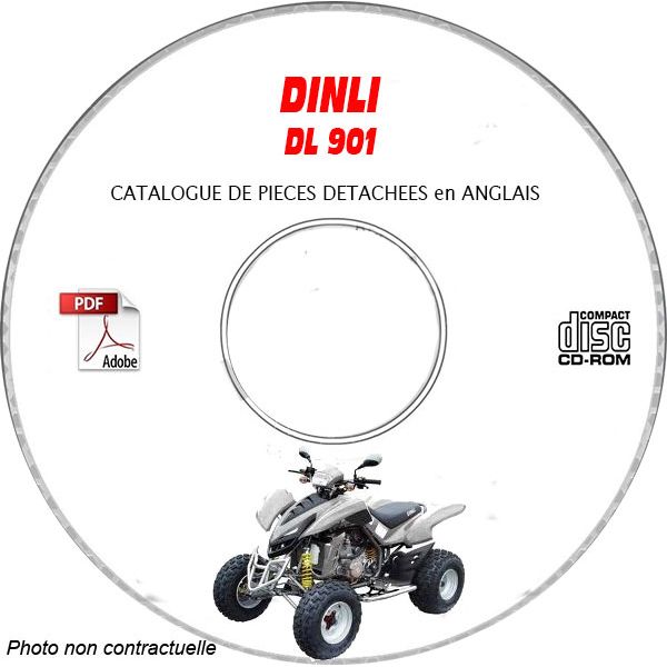 DL901 -07  Catalogue Pièces CDROM DINLI Anglais