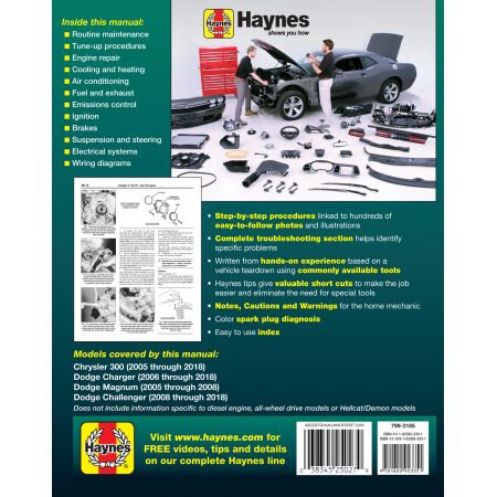 300 05-18 Charger Magnum Revue technique Haynes CHRYSLER Anglais
