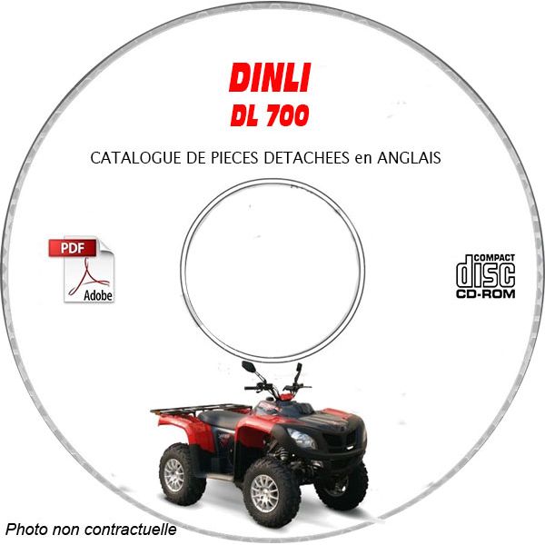 DL700 -06  Catalogue Pièces CDROM DINLI Anglais