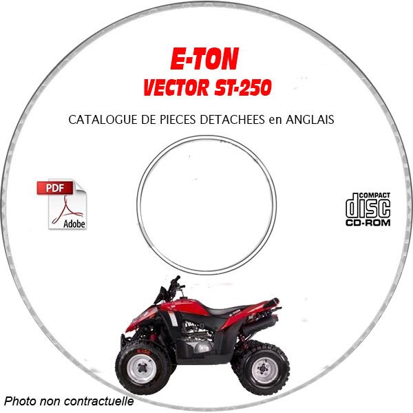 VECTOR ST-250 -05  Catalogue Pièces CDROM E-TON Anglais