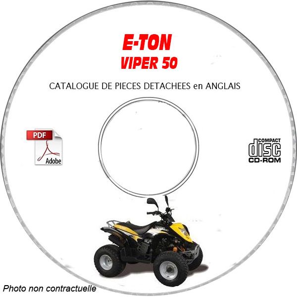 VIPER 50 Catalogue Pièces CDROM E-TON Anglais