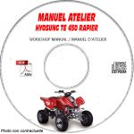 TE450 RAPIER -  Manuel Atelier CDROM HYOSUNG Anglais