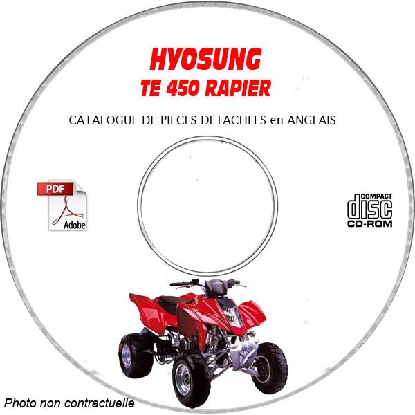TE450 RAPIER -  Catalogue Pieces CDROM HYOSUNG Anglais