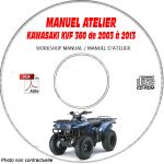 MANUEL D'ATELIER KVF 360 PRAIRIE 4X4