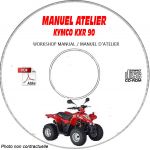 KXR 90 -03 Manuel Atelier CDROM KYMCO Anglais