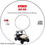 UXV 500 2013 Catalogue Pièces CDROM KYMCO Anglais