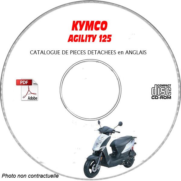 AGILITY 125 Catalogue Pièces CDROM KYMCO Anglais