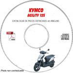 AGILITY 125 Catalogue Pièces CDROM KYMCO Anglais