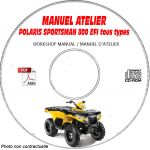 SPORTSMAN 800 EFI - Manuel Atelier CDROM POLARIS Anglais