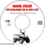 QUADLANDER 300 -   Manuel Atelier CDROM SYM Anglais