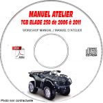 BLADE 250  Manuel Atelier CDROM TGB Anglais