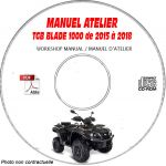 BLADE 1000 15-18 -  Manuel Atelier CDROM TGB anglais