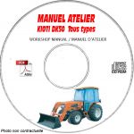 DK50 -  Manuel Atelier CDROM KIOTI anglais