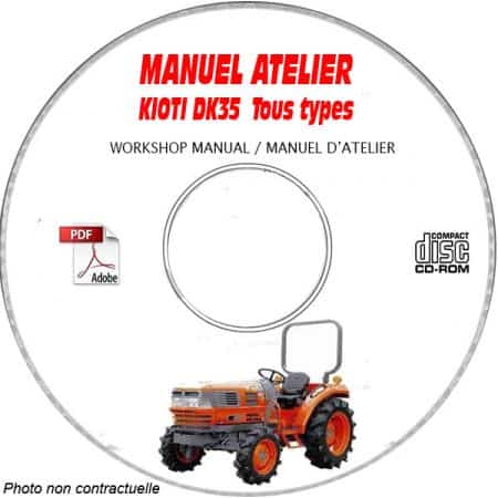 DK35 -  Manuel Atelier CDROM KIOTI anglais