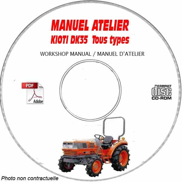 DK35 -  Manuel Atelier CDROM KIOTI anglais