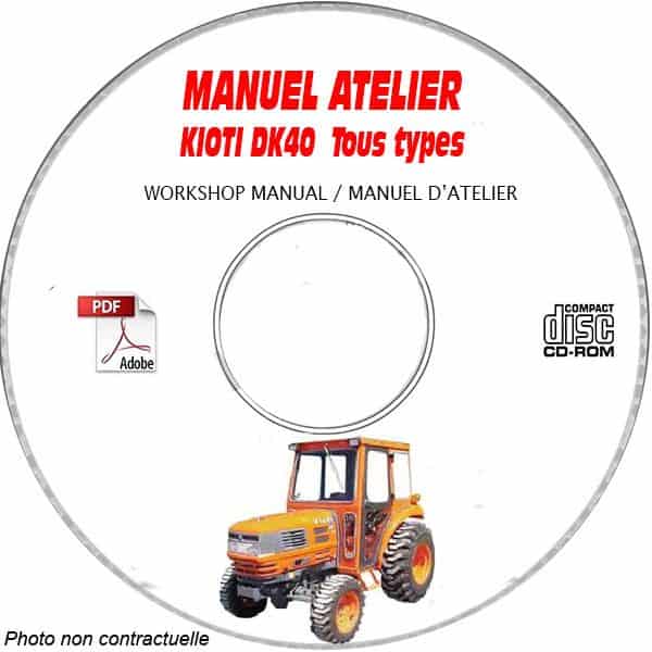 DK40 -  Manuel Atelier CDROM KIOTI anglais