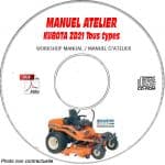 ZD 21 -02 Manuel Atelier CDROM KUBOTA FR