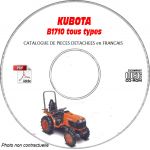 B1710-DS - Catalogue Pieces CDROM KUBOTA FR