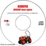 B1820D - Catalogue Pieces CDROM KUBOTA FR