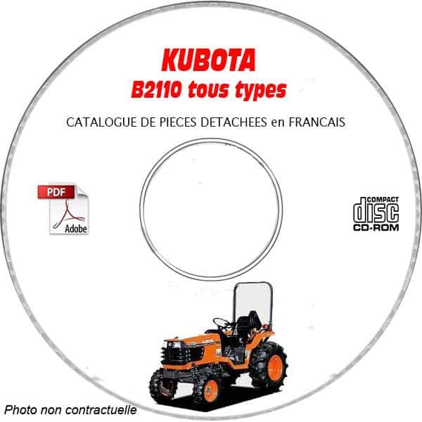B2110-DS - Catalogue Pieces CDROM KUBOTA FR