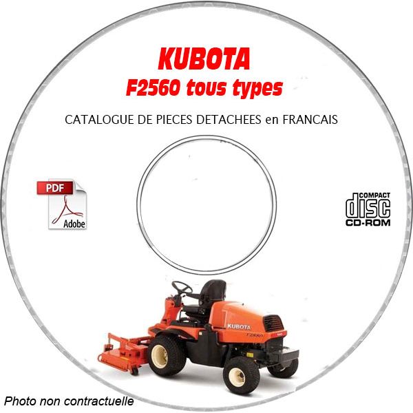 F2880 -07 Catalogue Pieces CDROM KUBOTA FR