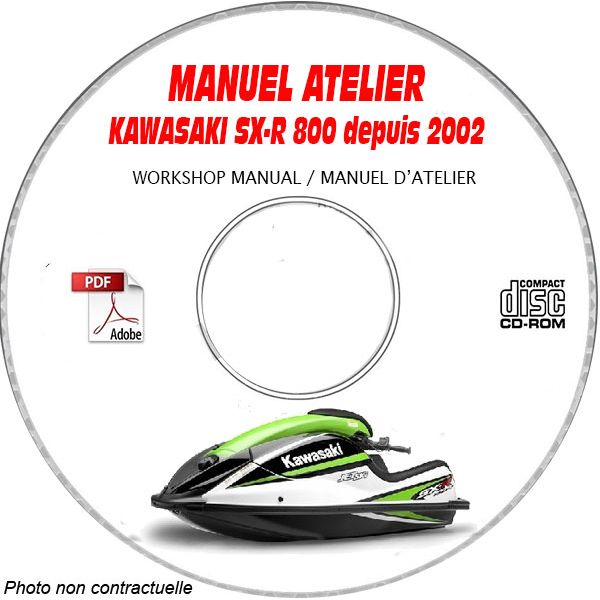 SX-R 800 02-03 Manuel Atelier CDROM KAWASAKI Anglais