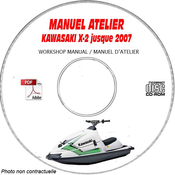 X2 -06  Manuel Atelier CDROM KAWASAKI Anglais