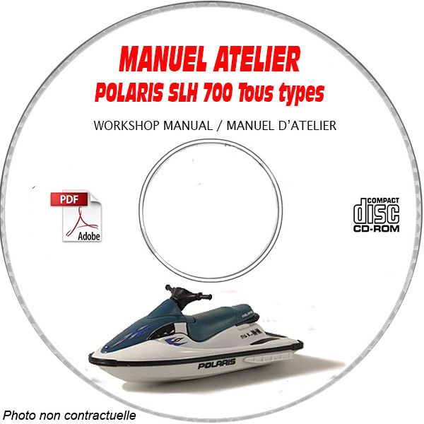 SLH 700 00 Manuel Atelier CDROM POLARIS Anglais