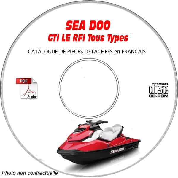 GTI LE RFI 2003 Catalogue Pièces CDROM SEA-DOO FR