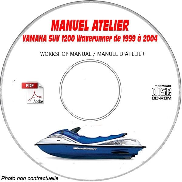 MANUEL D'ATELIER SUV 1200 WAVERUNNER