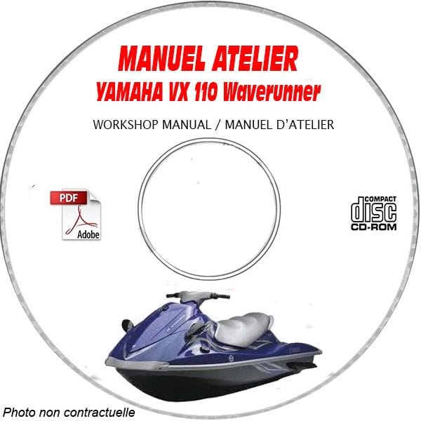 MANUEL D'ATELIER VX 110 WAVERUNNER