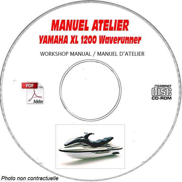 XL 1200 WAVERUNNER -97  Manuel Atelier CDROM YAMAHA Anglais