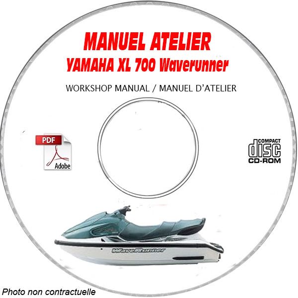 XL 700 WAVERUNNER -  Manuel Atelier CDROM YAMAHA Anglais