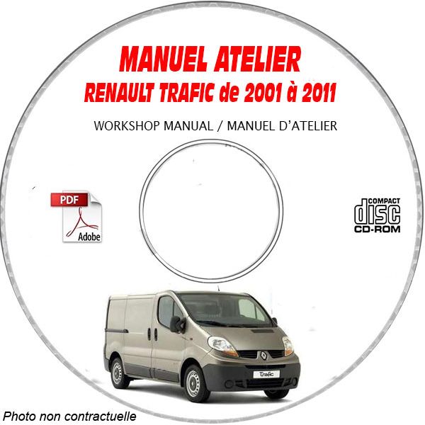 RENAULT TRAFIC 2 TRAFIC II MANUEL ATELIER / RÉPARATION REVUE TECHNIQUE