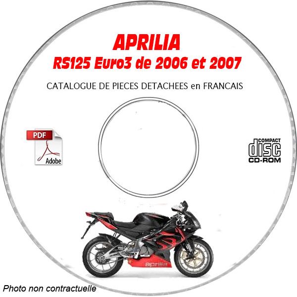 RS125 06-07 - Catalogue Pieces CDROM APRILIA Anglais