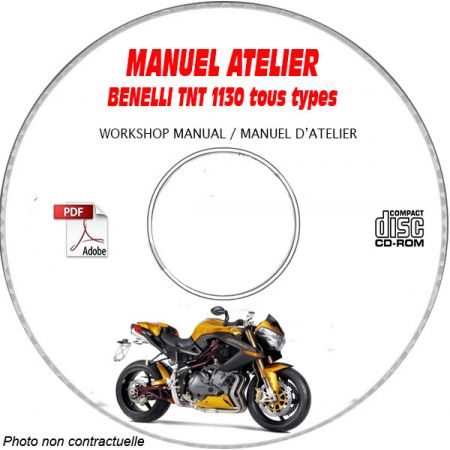 TNT 1130 -10 Manuel Atelier CDROM BENELLI Anglais