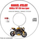 TNT 1130 -10 Manuel Atelier CDROM BENELLI Anglais