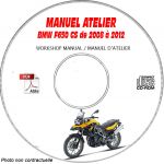 F650 GS -00  Manuel Atelier CDROM BMW Revue technique