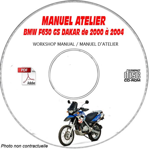 F650 GS DAKAR 00-04 Manuel Atelier CDROM BMW
