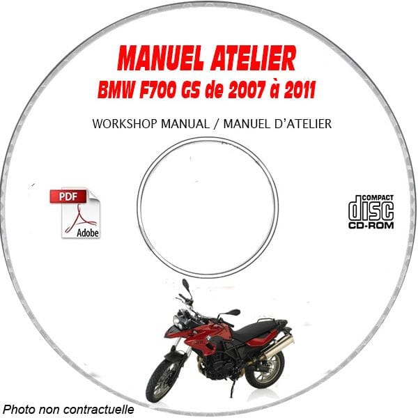 F700 GS 07-11 -  Manuel Atelier CDROM BMW FR