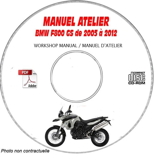 F800 GS 07-12 Manuel Atelier CDROM BMW