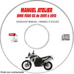 F800 GS 07-12 Manuel Atelier CDROM BMW