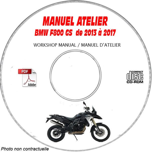 F800 GS 13-17 Manuel Atelier CDROM BMW