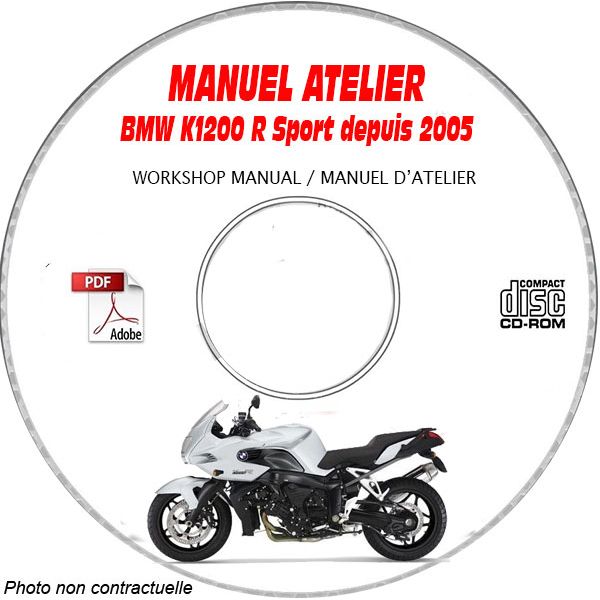 K1200R Sport 05-10 Manuel Atelier CDROM BMW