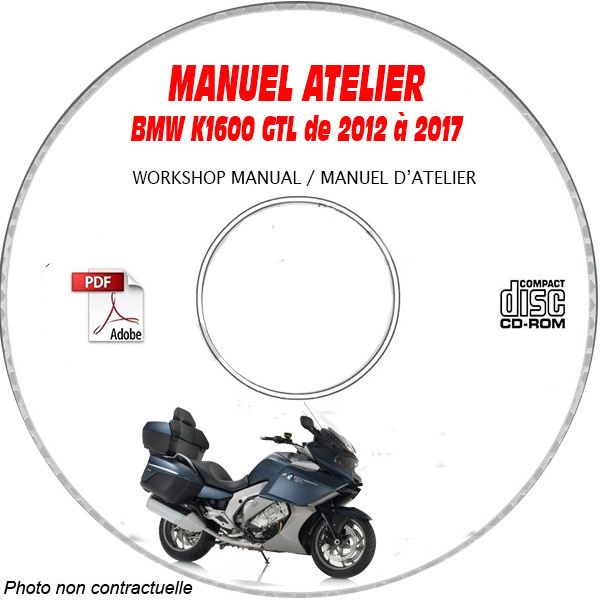 K1600 GTL -13 Manuel Atelier CDROM BMW