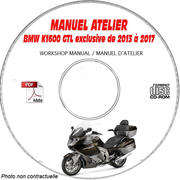 K1600 GTL exclu 13-17 Manuel Atelier CDROM BMW