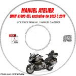 K1600 GTL exclu 13-17 Manuel Atelier CDROM BMW